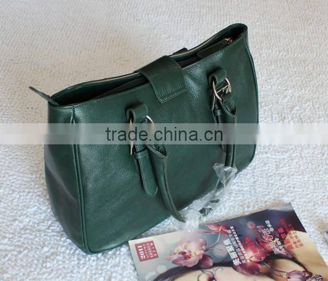 Custom Designer peacock Genuine Leather Women Travel Duffle Bag tote bag