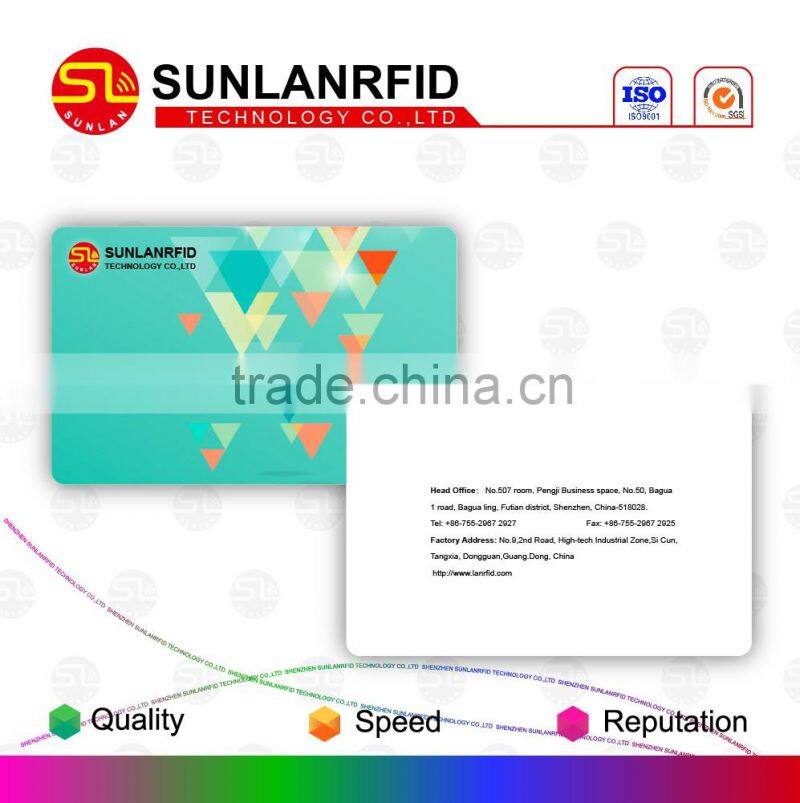 Ultra High Frequency Plastic Smart Card with Chip from Shenzhen Sunlan