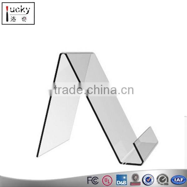 Custom all kinds shape clear acrylic book holder brochure stand
