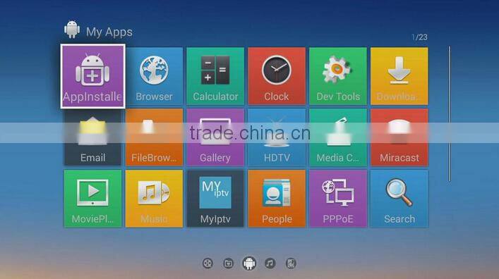 1080P Quad Core Amlogic S805 Android DVB-T2 TV BOX Smart Hybrid Set-top Box