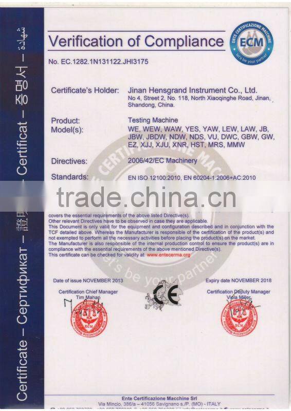 Wholesale suppliers WEW 300KN 30TON universal hydraulic tensile testing machine with price