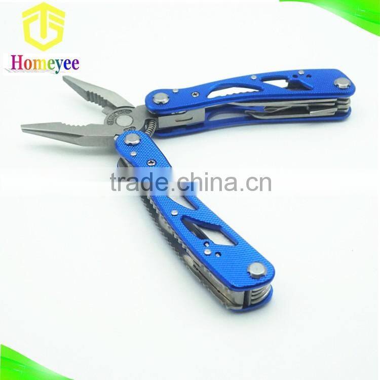 outdoor multifunction fishing plier with hollow out aluminum handle