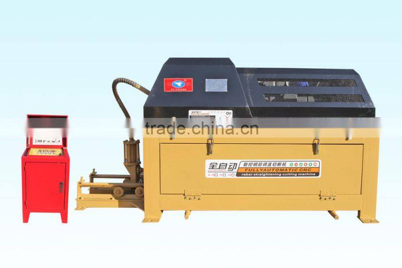 Coiled wire steel bar straightening machine