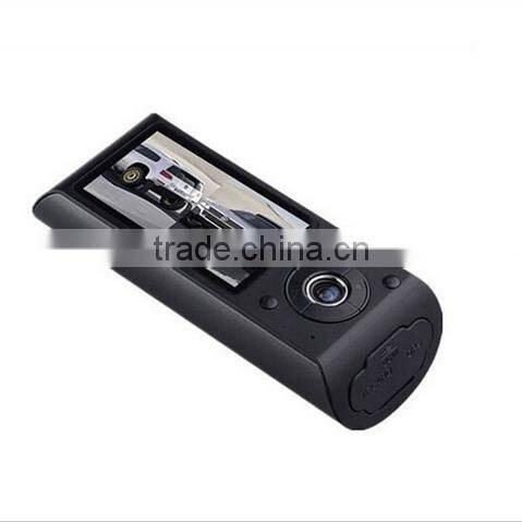 Dual Camera Car DVR R300 with GPS and 3D G-Sensor 2.7" TFT LCD X3000 FHD 1080P Cam Video Camcorder Cycle Recording Digital Zoom