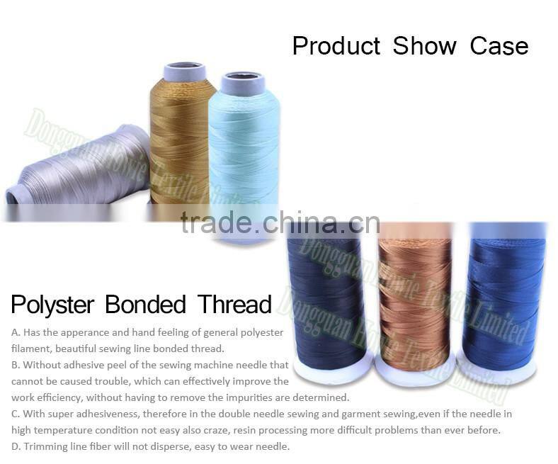 All purpose Polyester Filament inner bonding yarn for bonded thread