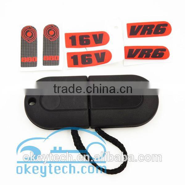 Best price VW 16V key blanks Wholesale of 16V G60 VR6 and GTD TDI GTI six kinds stickers