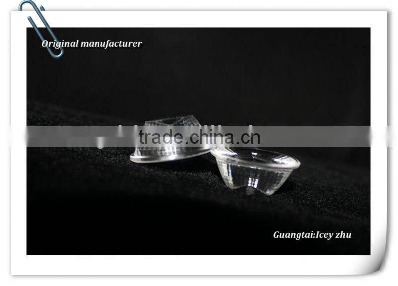 30mm 5W led glass lens Reflector with small view angle 30degree