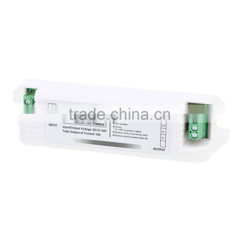 DC12-24V 2.4G 2 Channel RF Dimmer for Single Color LED Strip Light
