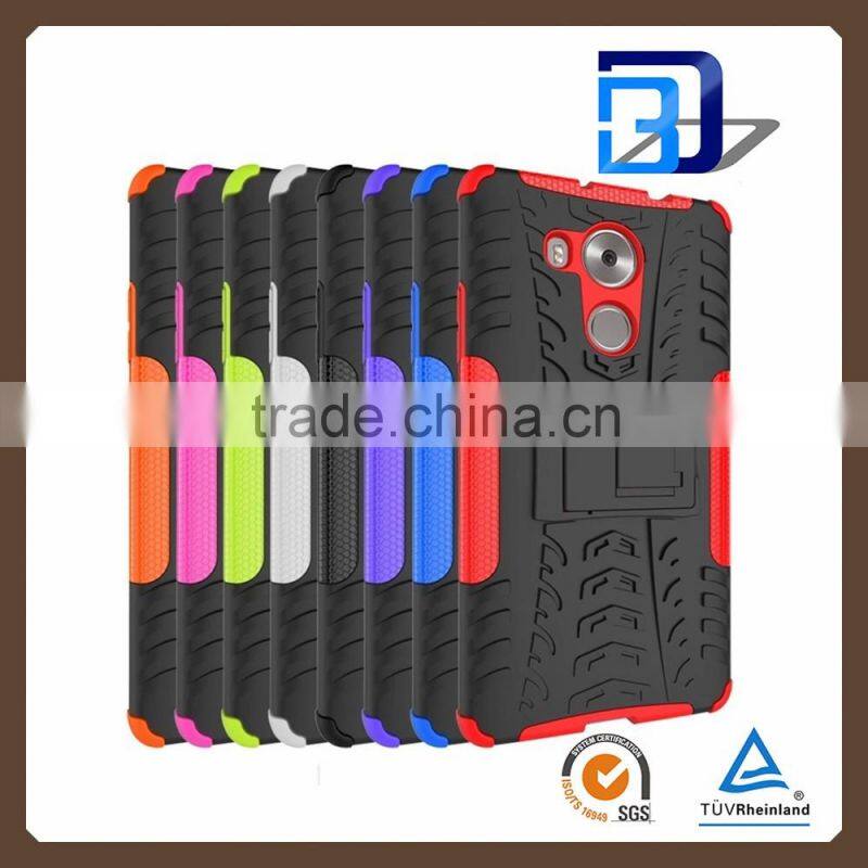 mobile accessories 2 in 1 Dual Slim Armor TPU&PC kickstand case for huawei mate 8 cheap price