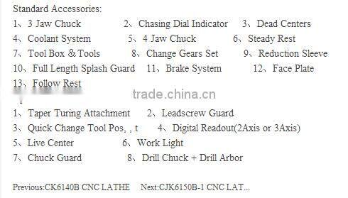 C6141 common lathe light duty lathe machine from with CE