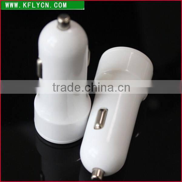 ABS Fireproof 5V 2.1A Dual USB Car Charger Approved CE,RoHS,FCC Certification