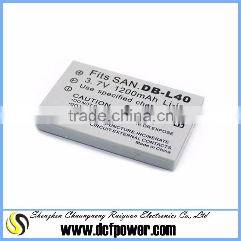 Lithium ion battery pack DB-L40 DB-L40A for Xatic VPC-HD1A DMX-HD1