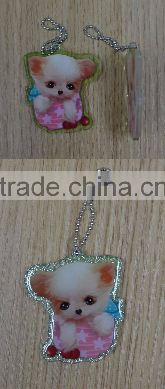 Blank Photo Acrylic Keychains, Acrylic Plastic Key Chain Blank Keyring