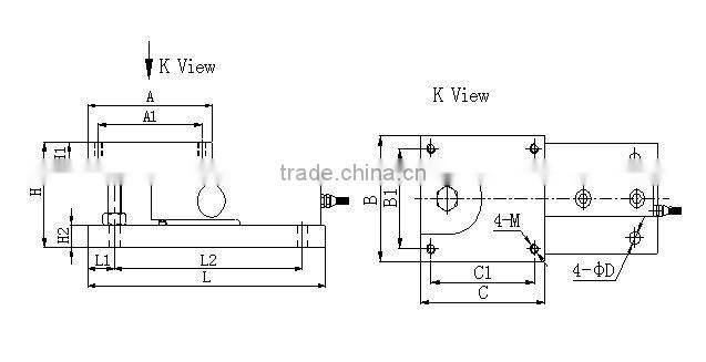 Shear beam load cell Modules GS340-M