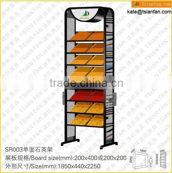 SR006 Xiamen Display Stands Manufacturer For Artificial Quartz Stone