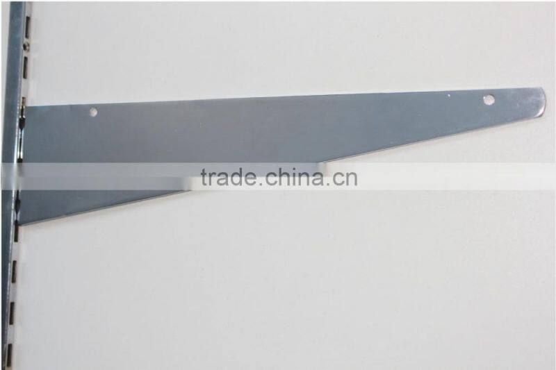 Metal wall upright side mount shelf bracket