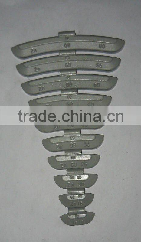 Zinc Clip on Wheel Weight For Steel Wheel