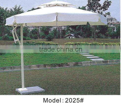 Aluminum garden umbrella adjustable outdoor umbrella