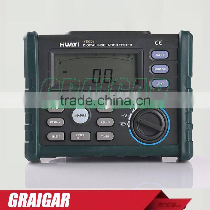 MS5205 2500V High Voltage Digital Insulation Tester Multimeter Megger Meter