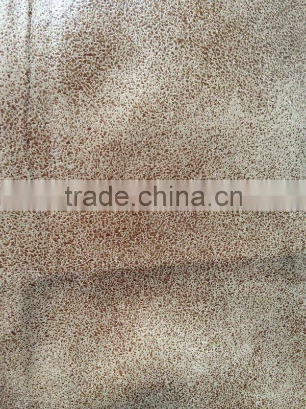 Bronzed warp-knited suede fabric for fashion apparels