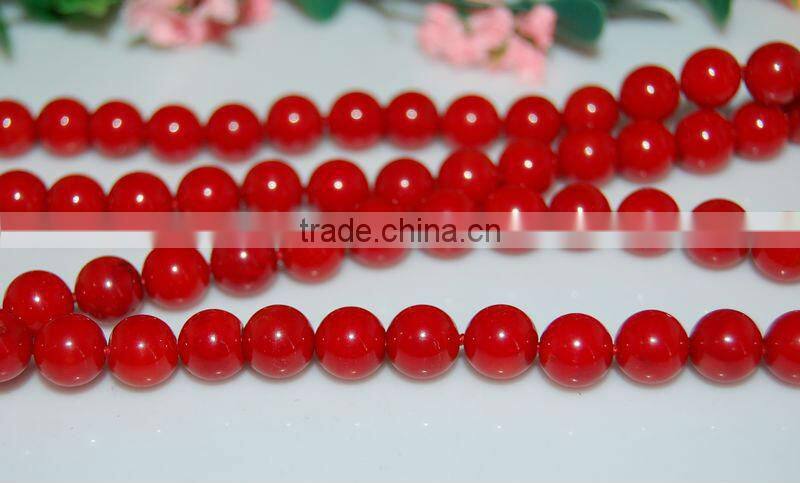 8mm 36inch Natural coral necklace wholesale turkish jewelry