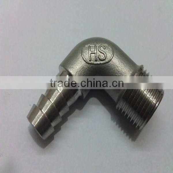 stainless steel hose elbow