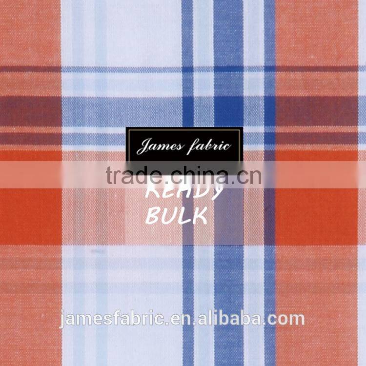 James pure cotton colorful big check regular soft 15/16 new developed fabric
