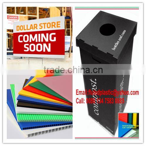 PP plastic okra coroplast package box