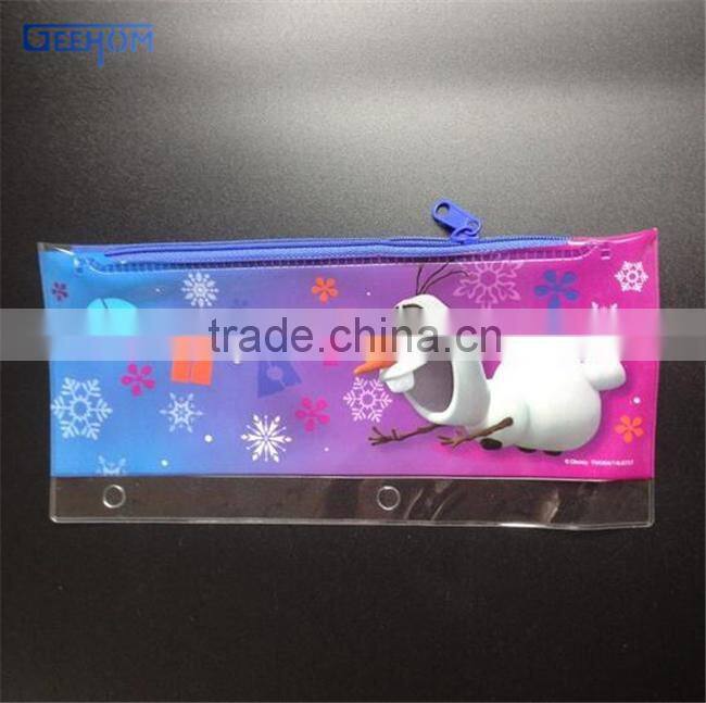 cheap custom printed pvc promotional bag