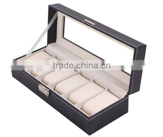 6pcs of Leather Watch Case