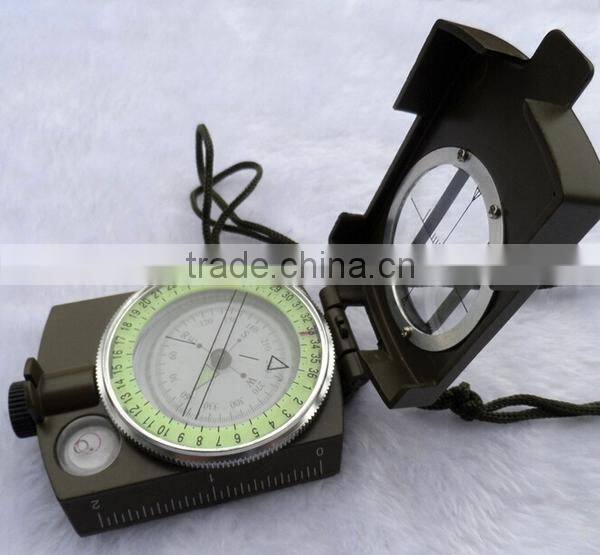 Outdoor Camping Hiking Compass ,Military Prismatic Sighting Compass