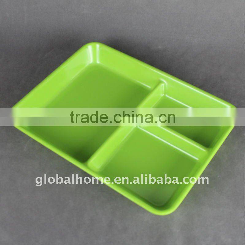 custom-made melamine snack plate