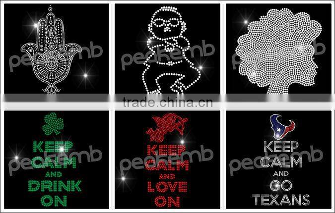 Beautiful Iron On Rhinestone Cheer Mom Design For T-shirt