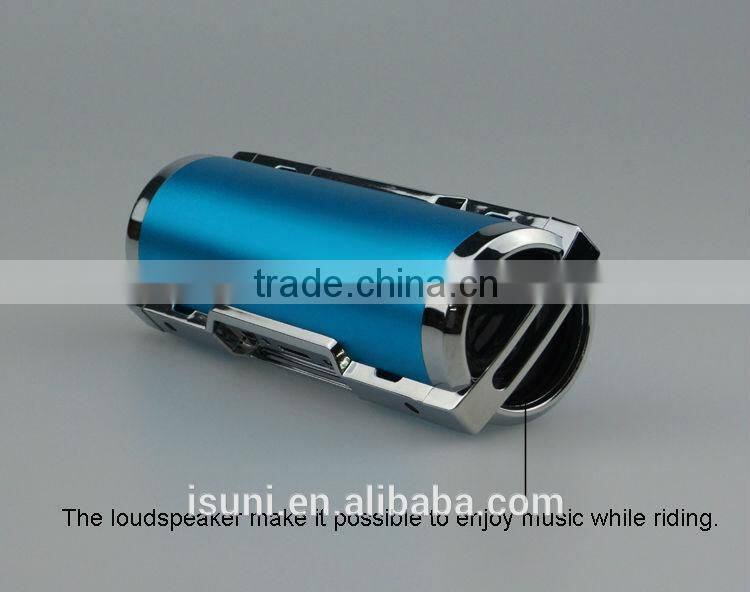 Newest fashion design new battery loud speaker 5000 mah power bank with torch light