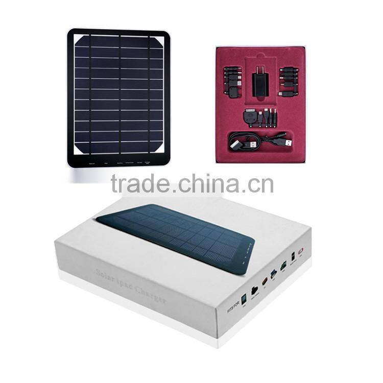 1A and 2A dual usb output Solar Power Charger Bag,1.2W 5V 1000Ma Charger Solar