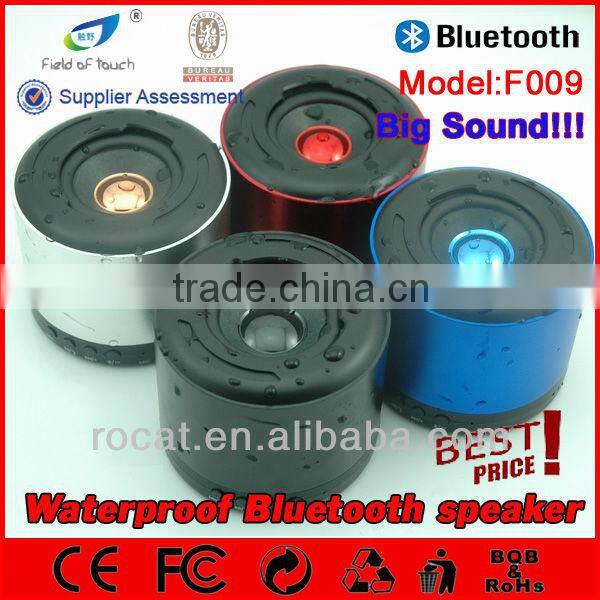 2016 hot selling ipx4 waterproof bicycle bluetooth speaker