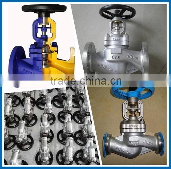 wcb bellows globe valve pn10~pn40
