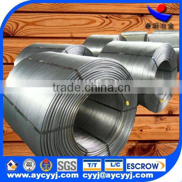 CaSi/CaAl/CaFe cored wires made in QuGou China