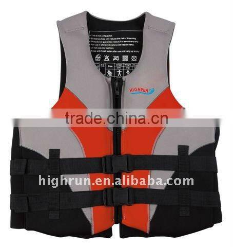 Adult Safety and Marine Neoprene YKK zipper Life Jacket/Vest