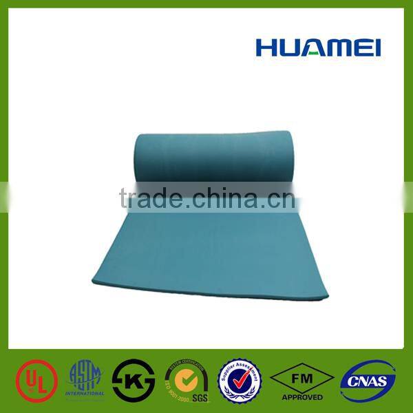 Low temperature rubber foam insulation sheet
