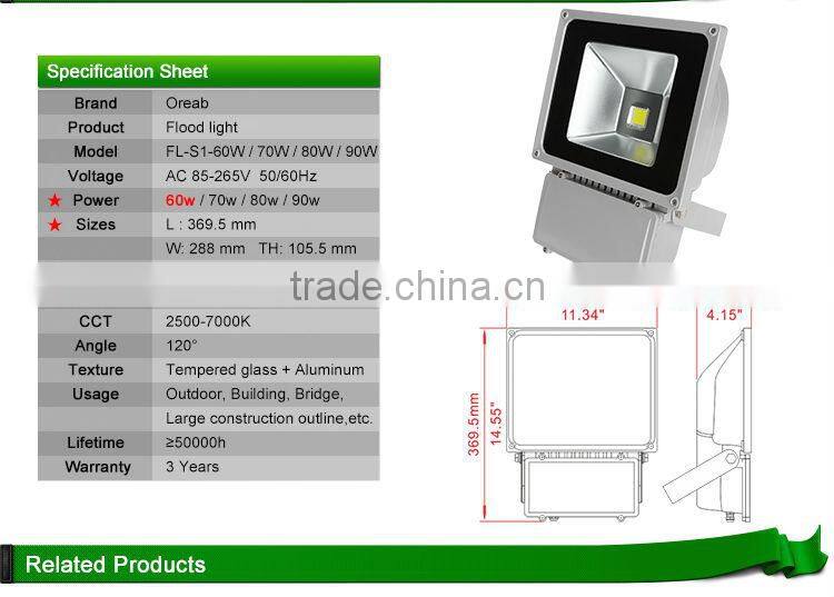 60w outdoor stage led lighting for waterproof