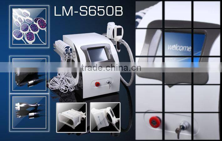 Vela Shape Diode Laser Radio Frequency Vacuum Roller Diode Laser Cryolipolysis Machine