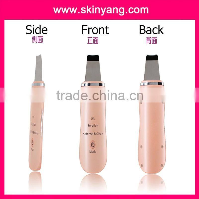 Sonic Peelling Ultrasonic Skin Scrubber Spatula & Infusion Face massage and skinyang portable Sonic peeler skin scrubber