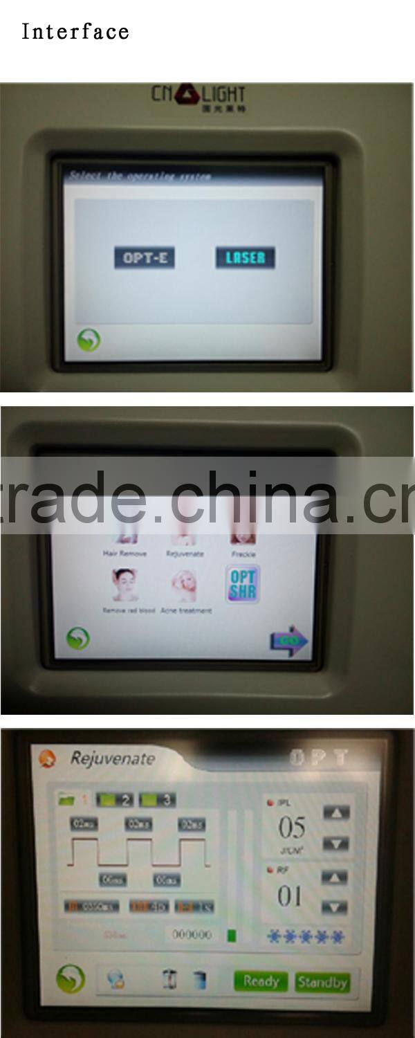 Yes Q-Switch laser e light ipl machine