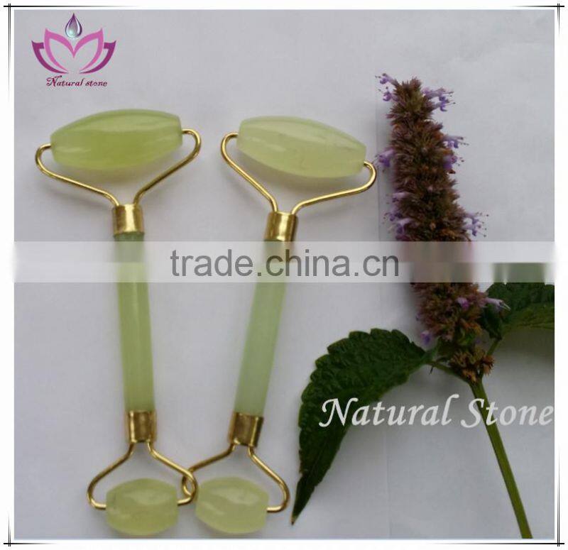 body and face lift jade roller massager face needle roller beauty care massager jade facial massage roller