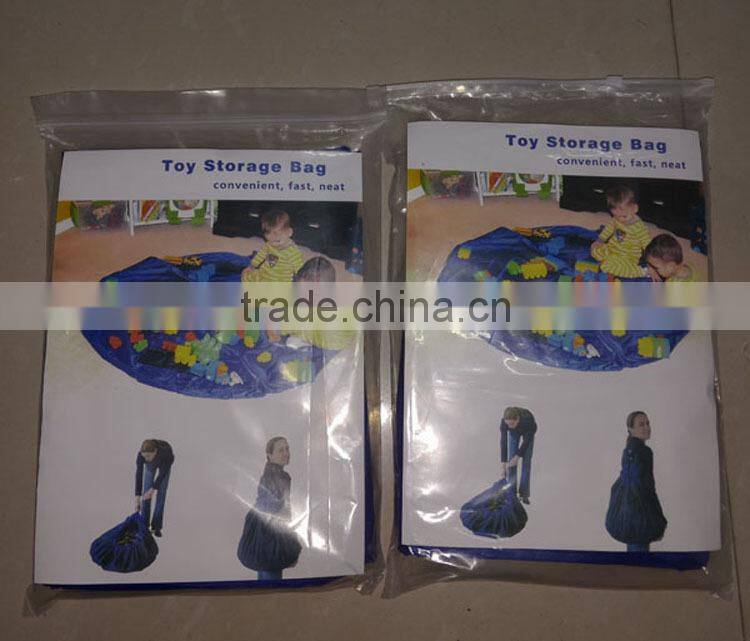 Promotion children play mat bag toy storage bag organizer