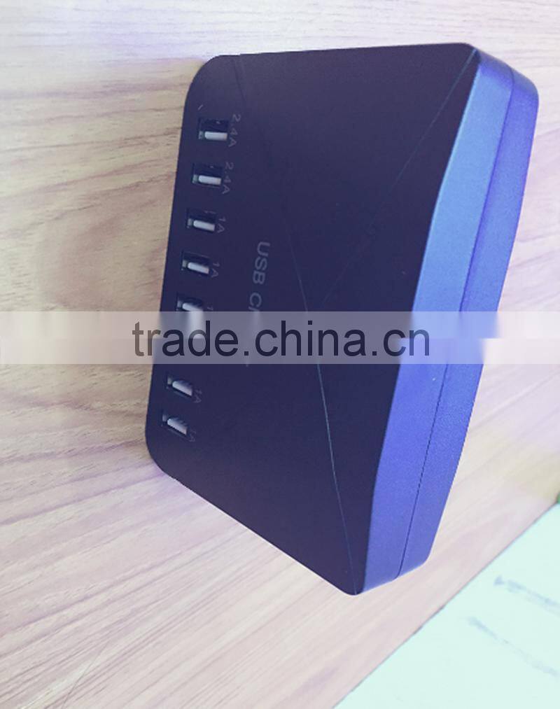 Electric 8 USB plugs travel charger with surge protector
