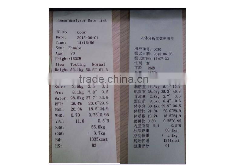 Professional body composition analysis machine/body analyzer machine