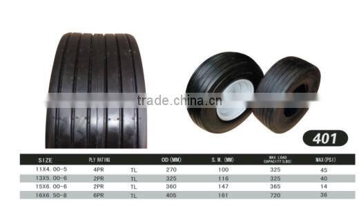 Rib rider 16x650-8 hand truck wheel with DOT certificate