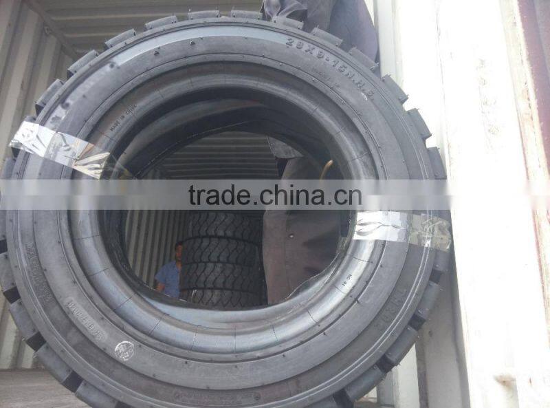 China factory Bias tyre industrial forklift tire 28x9-15